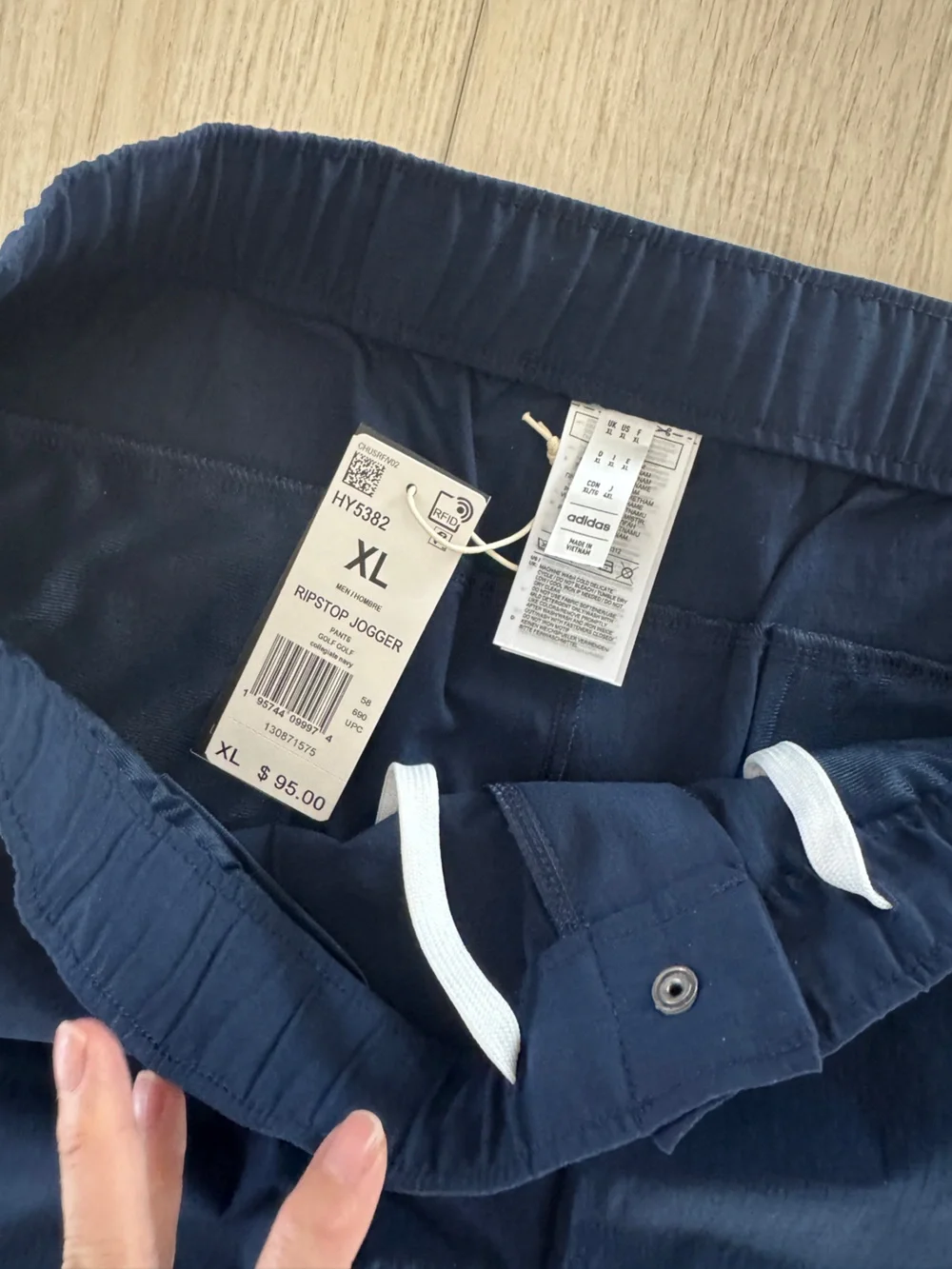 adidas Men's Navy Joggers
